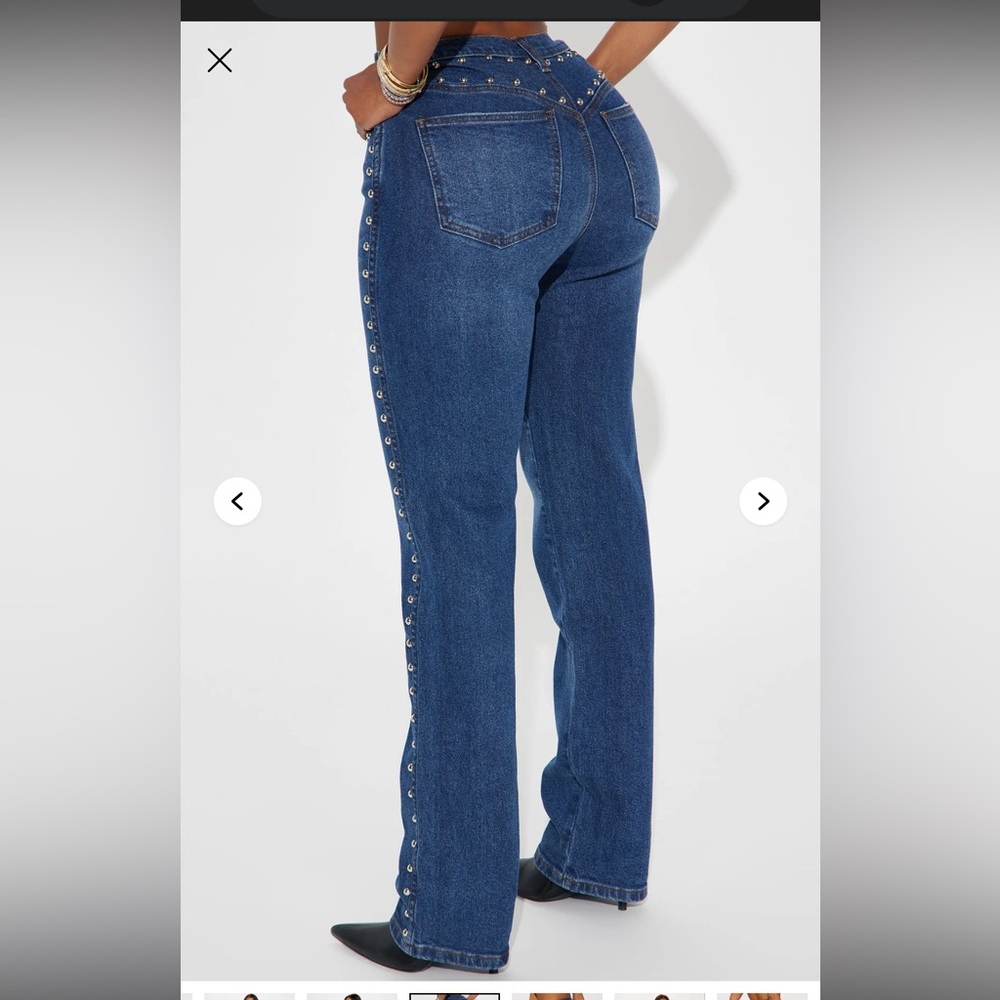 Studded Denim jeans - Picture 2 of 2